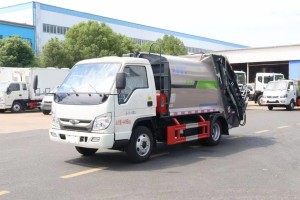 福田蓝牌6立方压缩垃圾车