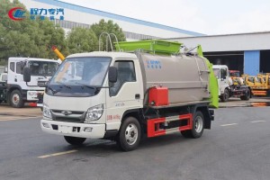 福田小卡5立方餐厨垃圾车